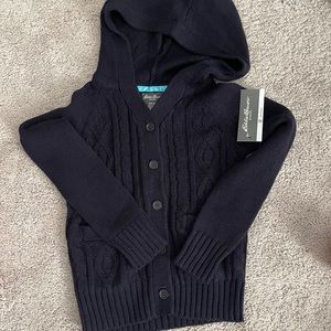 Hooded cardigan